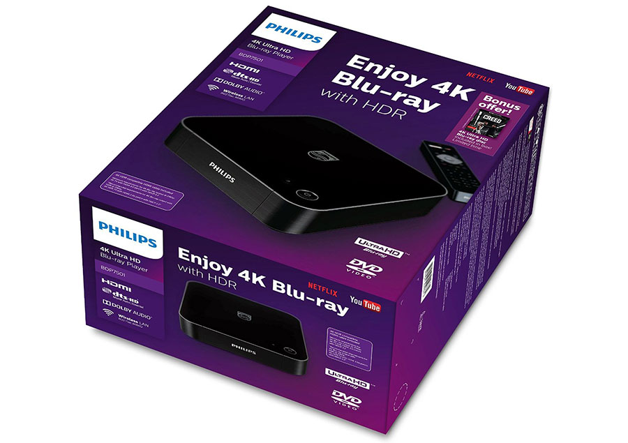 早前同大家報導過的迷你 UHD Blu-ray 機 Philips BDP7501 最近正式在美國 Amazon 開始預售，成為現時除了 Panasonic DMP-UB900 和 Samsung UBD-K8500 之外的第三個 UHD Blu-ray 播放機選擇。
延伸閱讀：【評測】Panasonic DMP-UB900：功能好豐富！英版機配港版《死侍》4K 速試